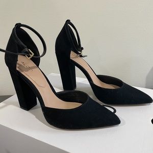 Aldo Nicholes Black Block Heel Pumps 7.5